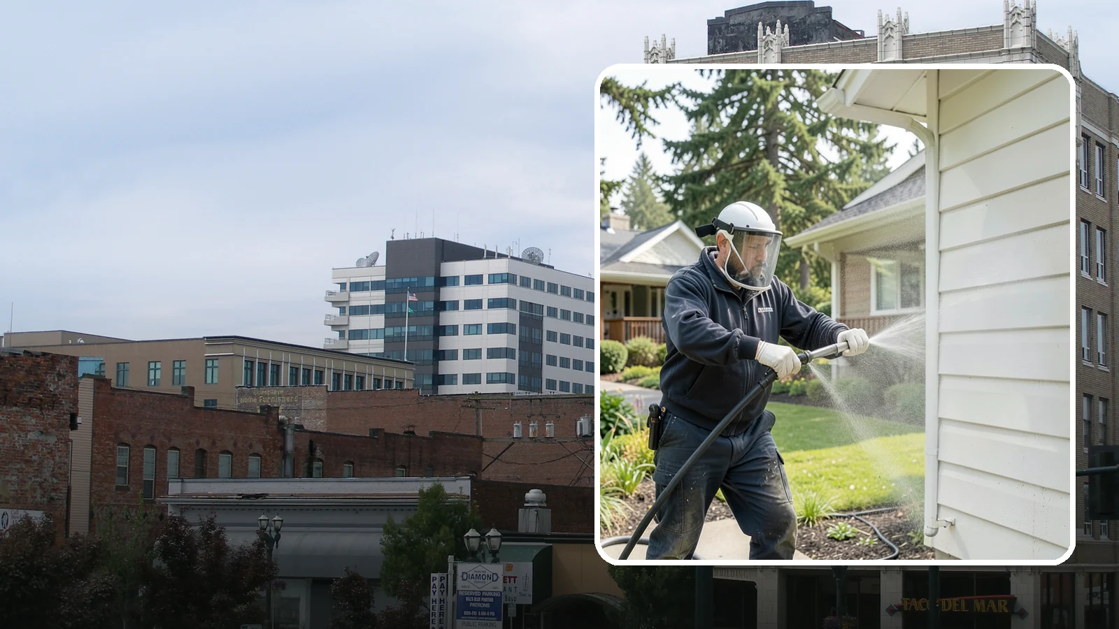 Painted Surface Cleaning in Everett, Snohomish County, WA - Low-pressure cleaning of painted siding, trim, and surfaces that lifts grime and mildew without harming the finish.