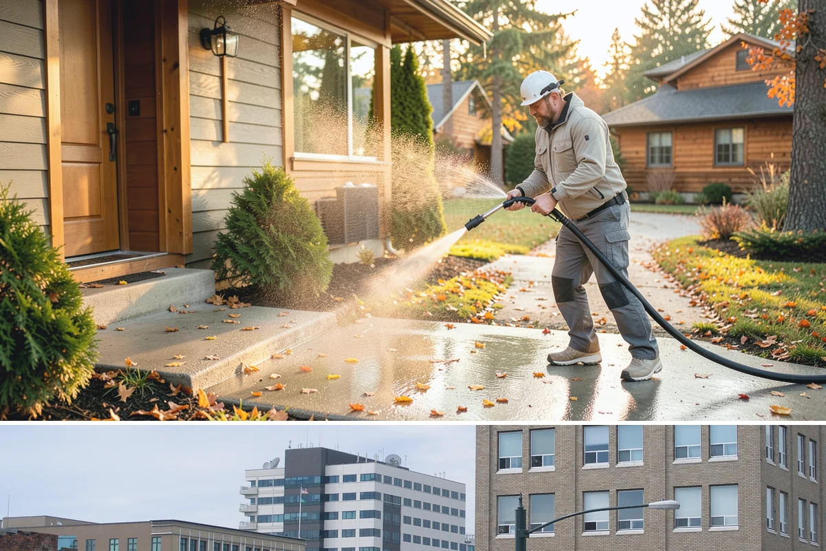 Painted Surface Cleaning in Everett, Snohomish County, WA - Clean painted surfaces in late spring so mildew and winter grime are cleared before the drier months.