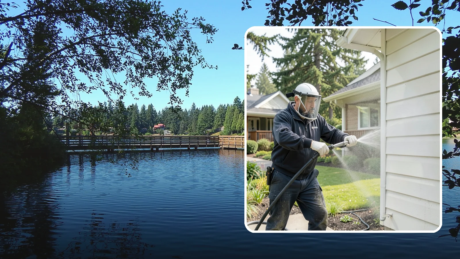 Painted Surface Cleaning in Federal Way, King County, WA - Low-pressure cleaning of painted siding, trim, and surfaces that lifts grime and mildew without harming the finish.