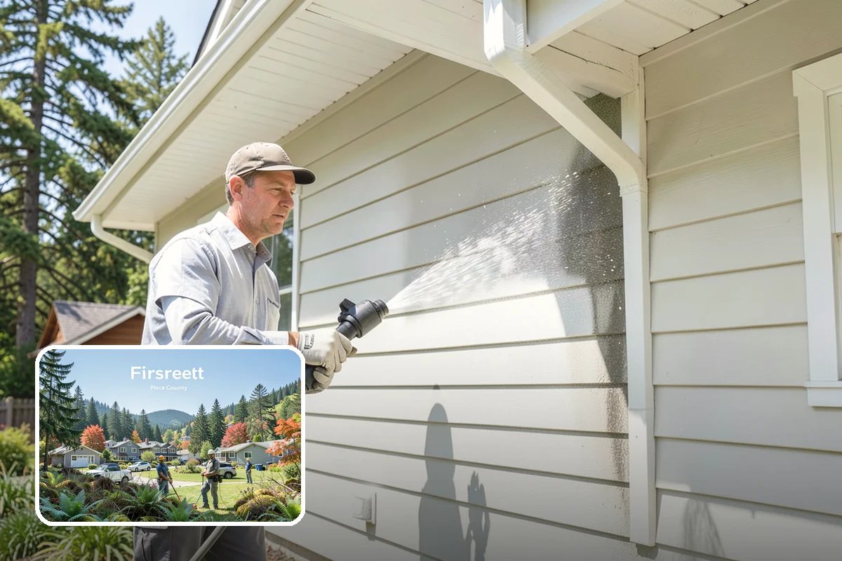 Painted Surface Cleaning in Fircrest, Pierce County, WA - Removes mildew and grime from painted surfaces