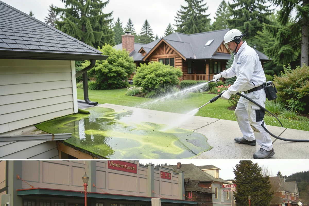 Painted Surface Cleaning in Issaquah, King County, WA - Clean painted surfaces in late spring so mildew and winter grime are cleared before the drier months.