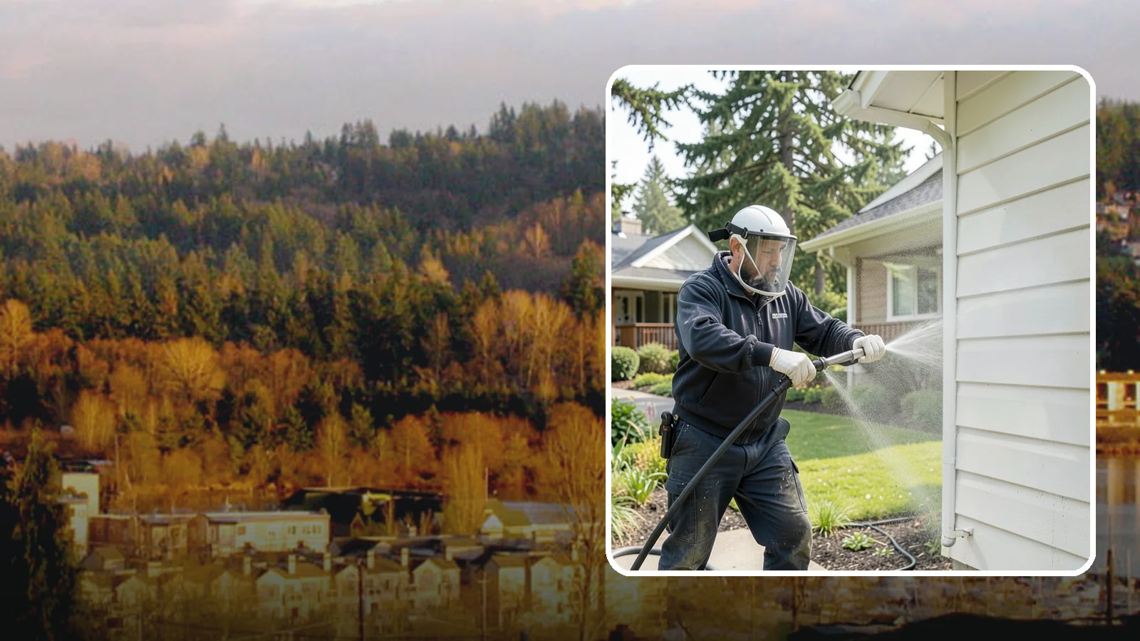 Painted Surface Cleaning in Kenmore, King County, WA - Low-pressure cleaning of painted siding, trim, and surfaces that lifts grime and mildew without harming the finish.