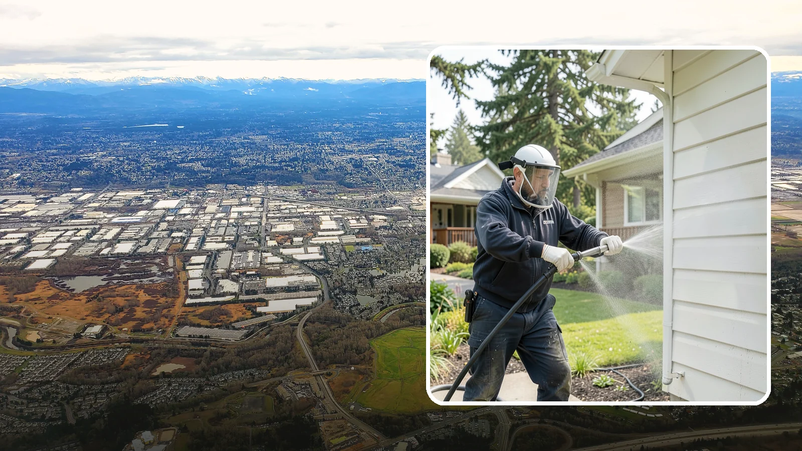 Painted Surface Cleaning in Kent, King County, WA - Low-pressure cleaning of painted siding, trim, and surfaces that lifts grime and mildew without harming the finish.