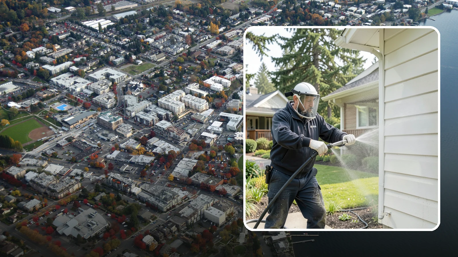 Painted Surface Cleaning in Kirkland, King County, WA - Low-pressure cleaning of painted siding, trim, and surfaces that lifts grime and mildew without harming the finish.