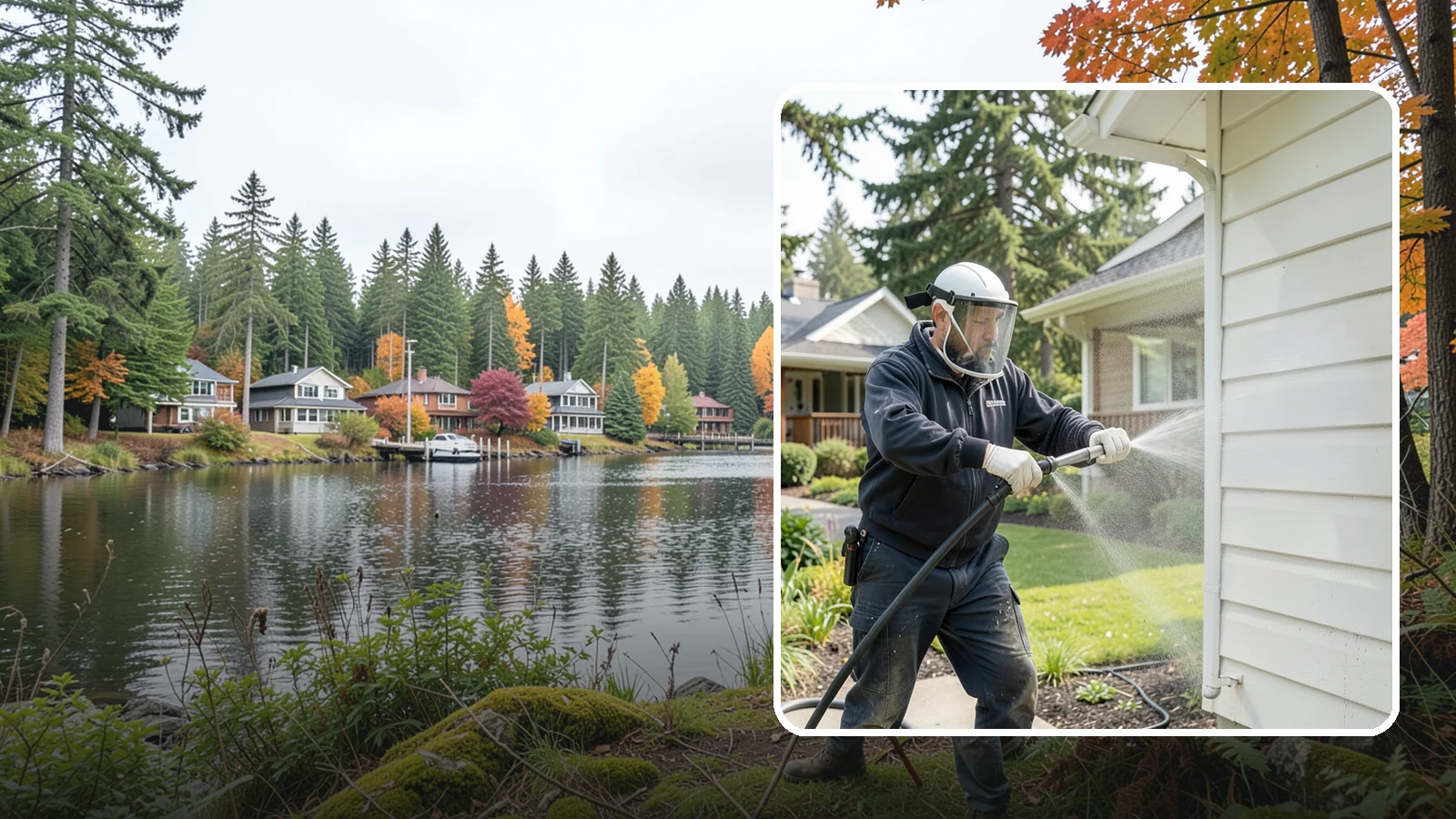 Painted Surface Cleaning in La Conner, Skagit County, WA - Low-pressure cleaning of painted siding, trim, and surfaces that lifts grime and mildew without harming the finish.