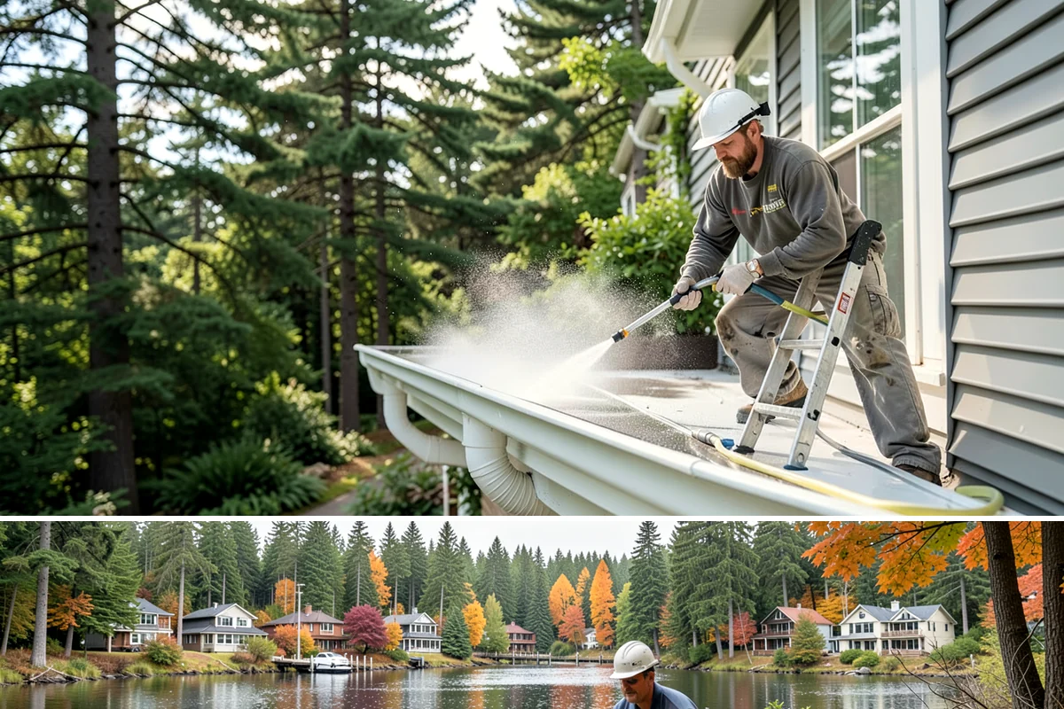 Painted Surface Cleaning in La Conner, Skagit County, WA - Clean painted surfaces in late spring so mildew and winter grime are cleared before the drier months.