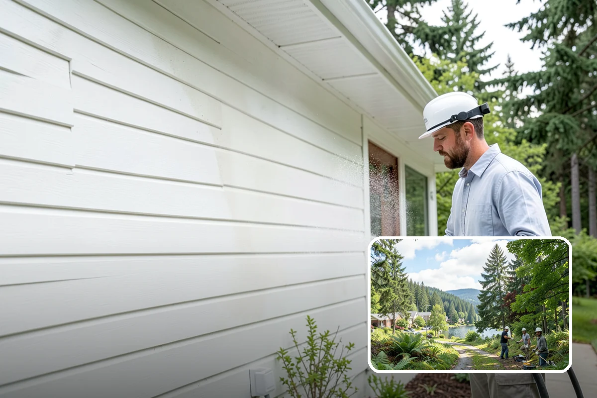 Painted Surface Cleaning in Lake Forest Park, King County, WA - Removes mildew and grime from painted surfaces