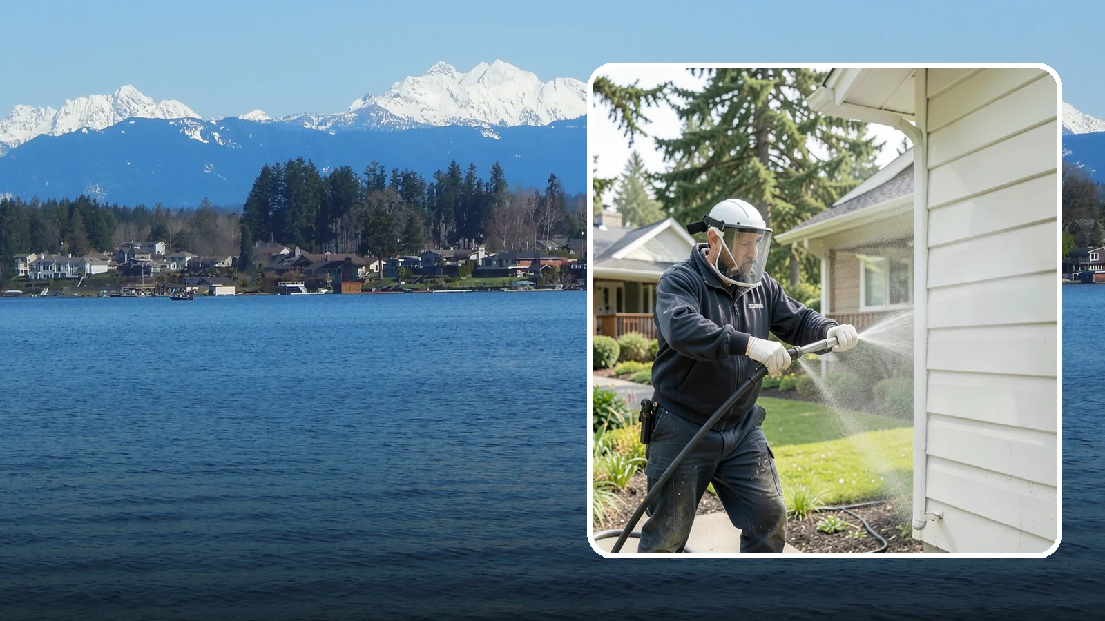 Painted Surface Cleaning in Lake Stevens, Snohomish County, WA - Low-pressure cleaning of painted siding, trim, and surfaces that lifts grime and mildew without harming the finish.