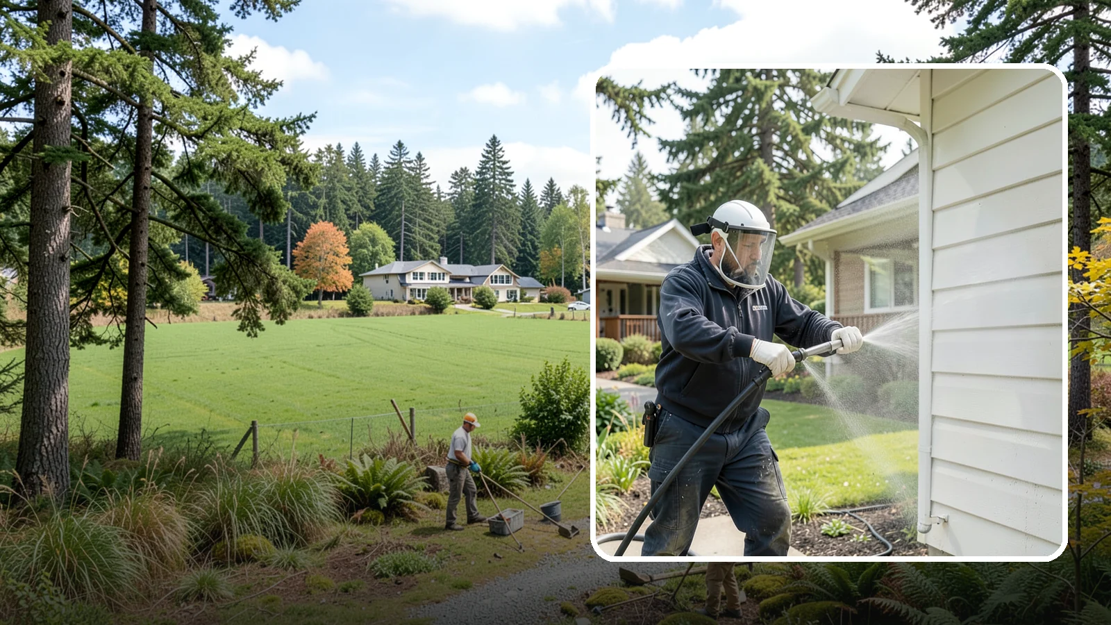 Painted Surface Cleaning in Lyman, Skagit County, WA - Low-pressure cleaning of painted siding, trim, and surfaces that lifts grime and mildew without harming the finish.
