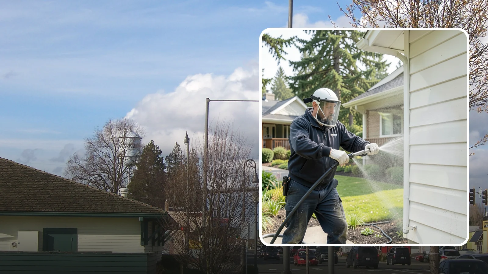 Painted Surface Cleaning in Marysville, Snohomish County, WA - Low-pressure cleaning of painted siding, trim, and surfaces that lifts grime and mildew without harming the finish.