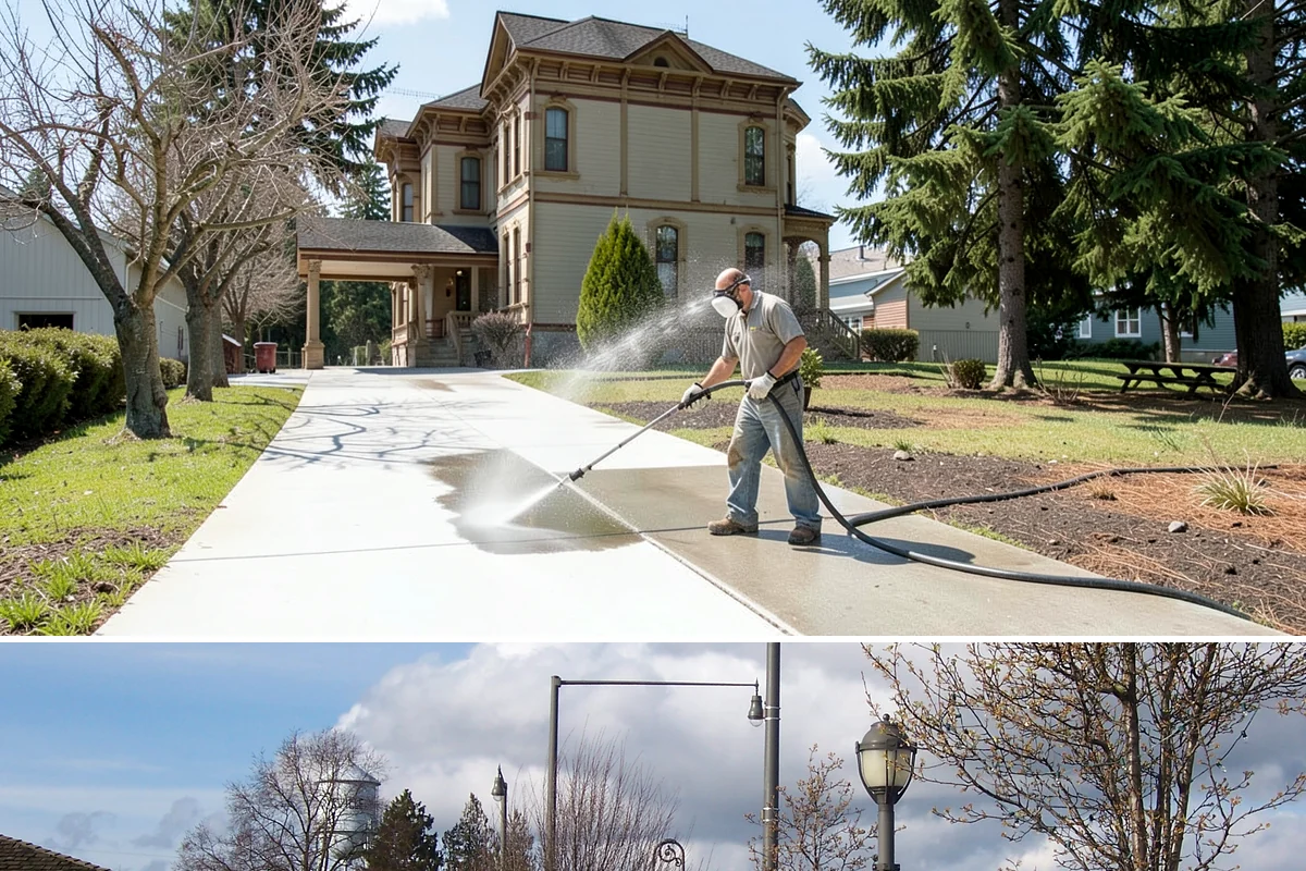 Painted Surface Cleaning in Marysville, Snohomish County, WA - Clean painted surfaces in late spring so mildew and winter grime are cleared before the drier months.