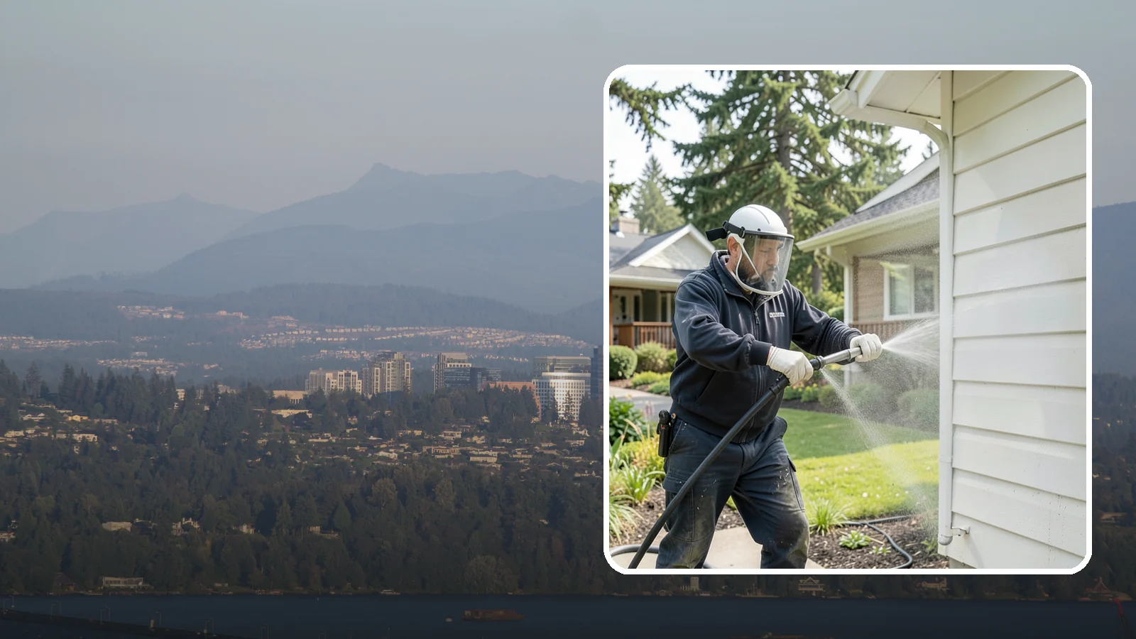 Painted Surface Cleaning in Medina, King County, WA - Low-pressure cleaning of painted siding, trim, and surfaces that lifts grime and mildew without harming the finish.