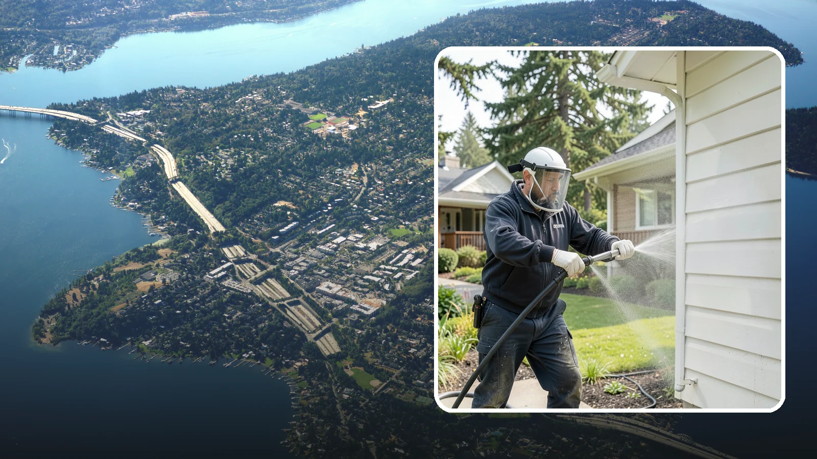 Painted Surface Cleaning in Mercer Island, King County, WA - Low-pressure cleaning of painted siding, trim, and surfaces that lifts grime and mildew without harming the finish.