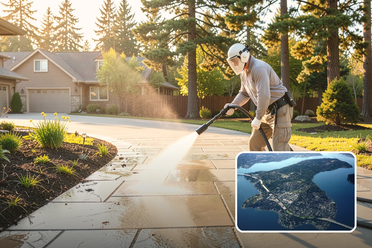 Painted Surface Cleaning in Mercer Island, King County, WA - Removes mildew and grime from painted surfaces