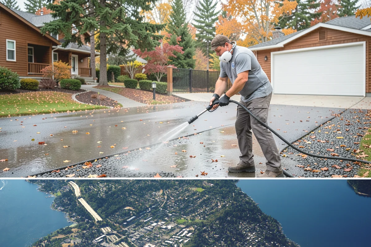 Painted Surface Cleaning in Mercer Island, King County, WA - Clean painted surfaces in late spring so mildew and winter grime are cleared before the drier months.