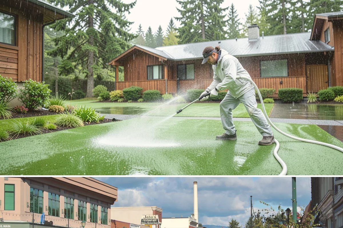 Painted Surface Cleaning in Monroe, Snohomish County, WA - Clean painted surfaces in late spring so mildew and winter grime are cleared before the drier months.