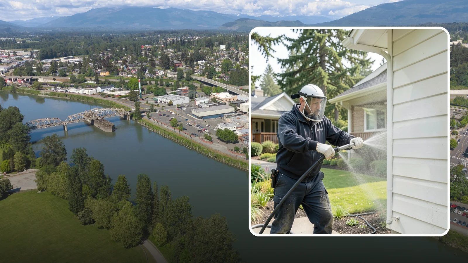 Painted Surface Cleaning in Mount Vernon, Skagit County, WA - Low-pressure cleaning of painted siding, trim, and surfaces that lifts grime and mildew without harming the finish.