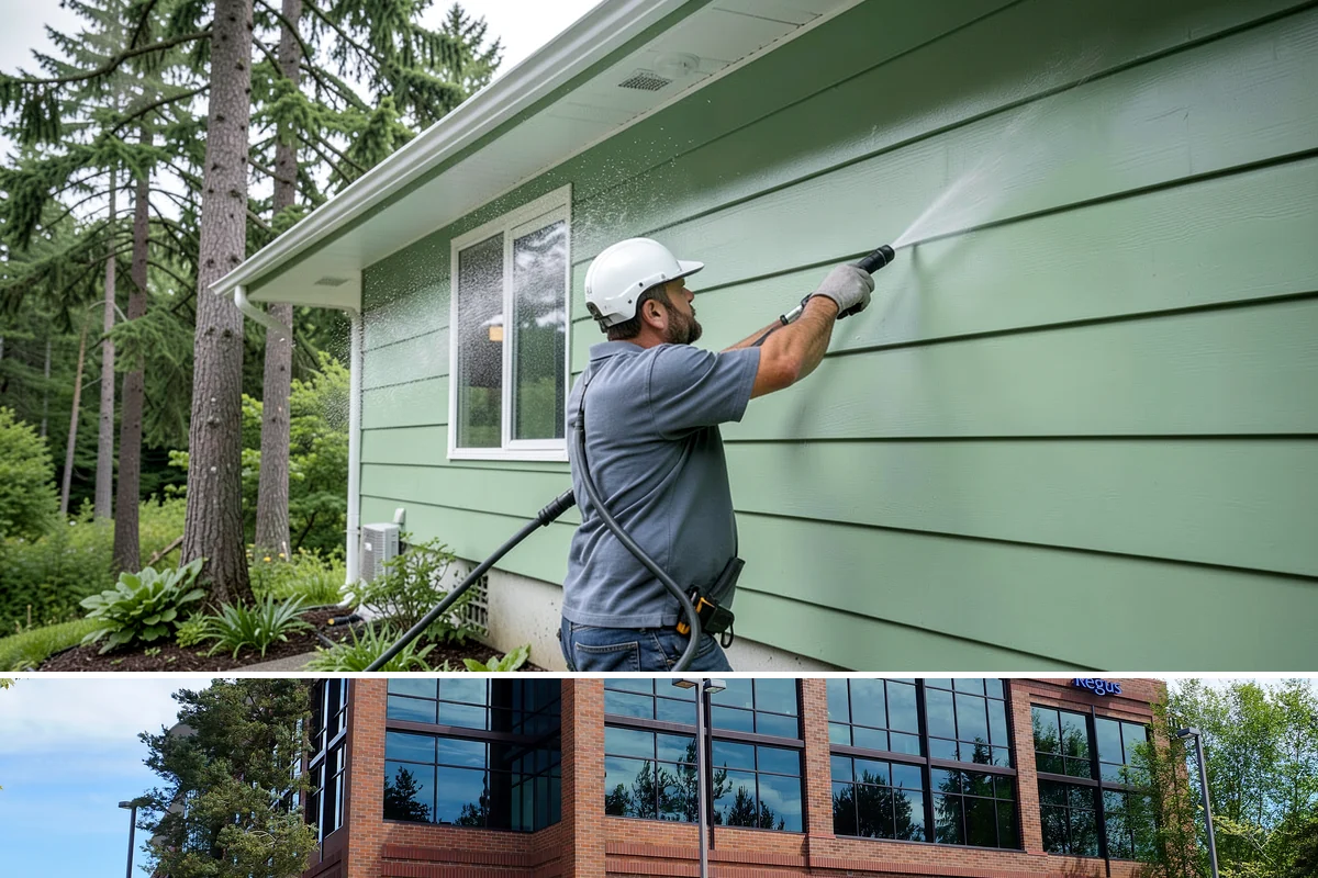 Painted Surface Cleaning in Mountlake Terrace, Snohomish County, WA - Clean painted surfaces in late spring so mildew and winter grime are cleared before the drier months.