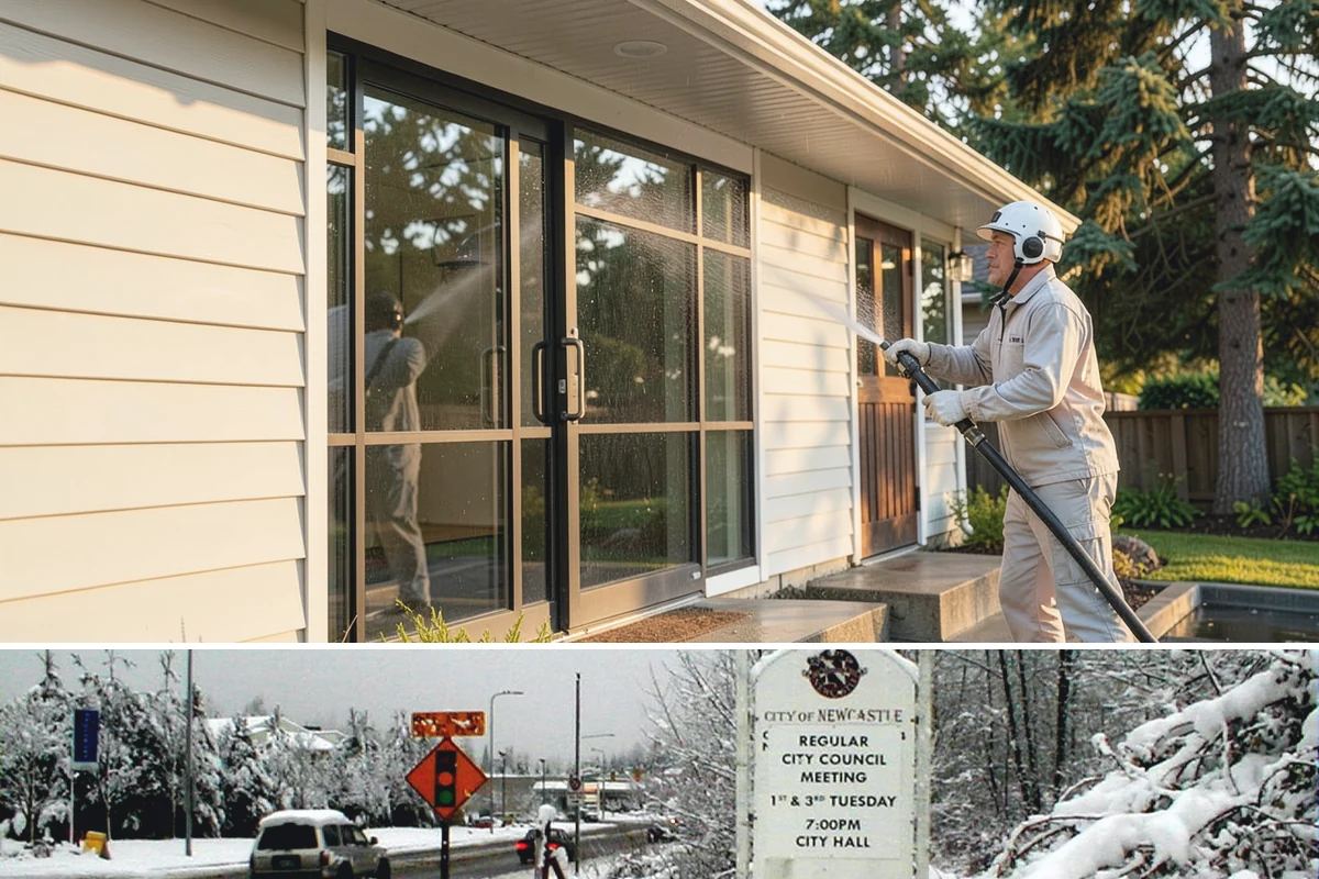 Painted Surface Cleaning in Newcastle, King County, WA - Clean painted surfaces in late spring so mildew and winter grime are cleared before the drier months.