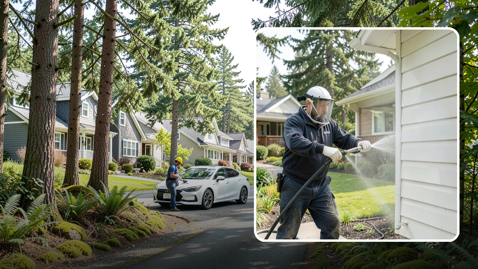 Painted Surface Cleaning in Normandy Park, King County, WA - Low-pressure cleaning of painted siding, trim, and surfaces that lifts grime and mildew without harming the finish.