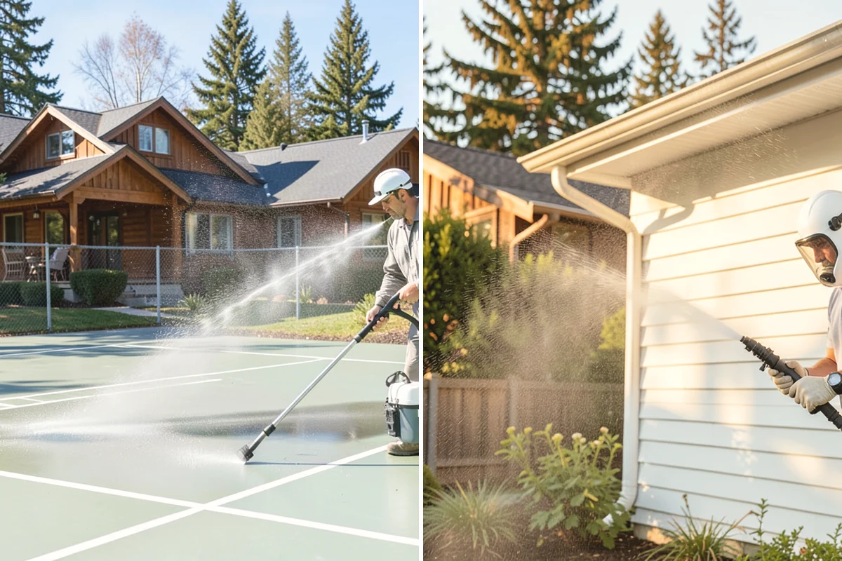 Painted Surface Cleaning in North Bend, King County, WA - Inspect the painted surfaces and their condition