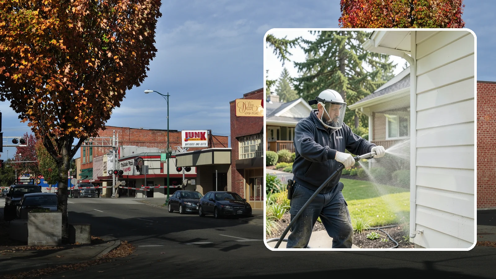 Painted Surface Cleaning in Puyallup, Pierce County, WA - Low-pressure cleaning of painted siding, trim, and surfaces that lifts grime and mildew without harming the finish.