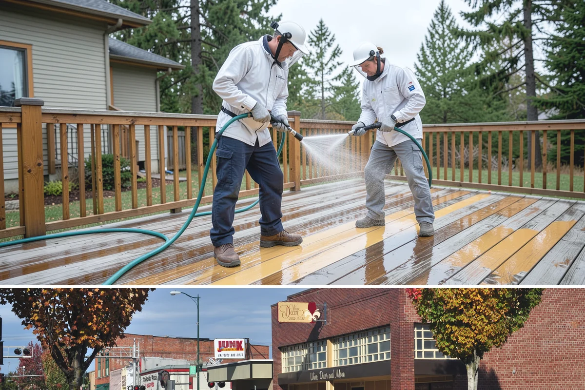 Painted Surface Cleaning in Puyallup, Pierce County, WA - Clean painted surfaces in late spring so mildew and winter grime are cleared before the drier months.