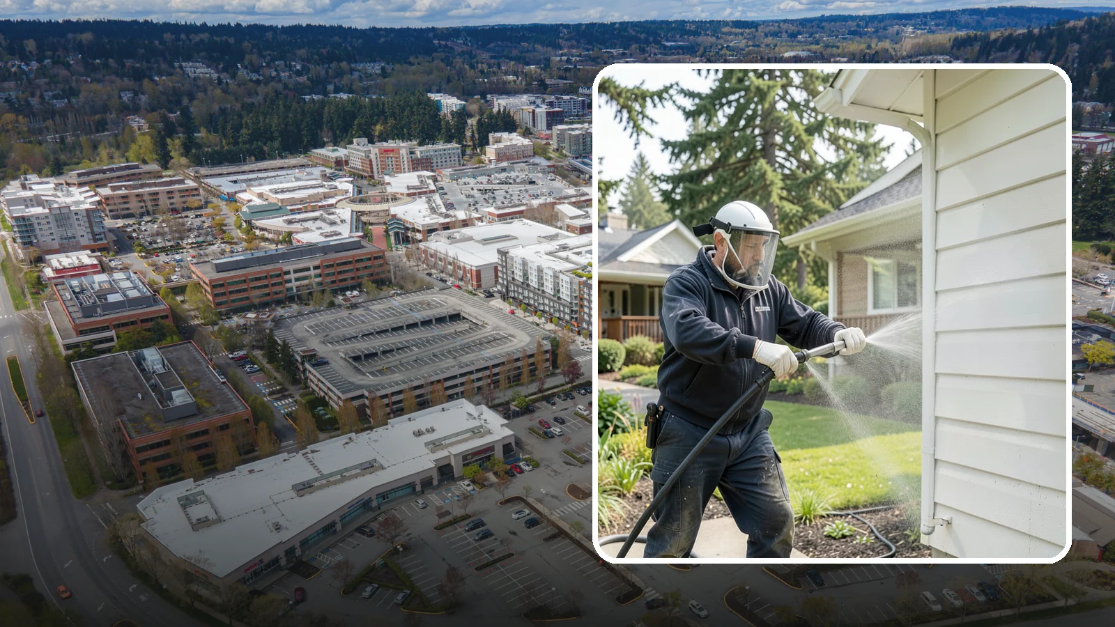 Painted Surface Cleaning in Redmond, King County, WA - Low-pressure cleaning of painted siding, trim, and surfaces that lifts grime and mildew without harming the finish.