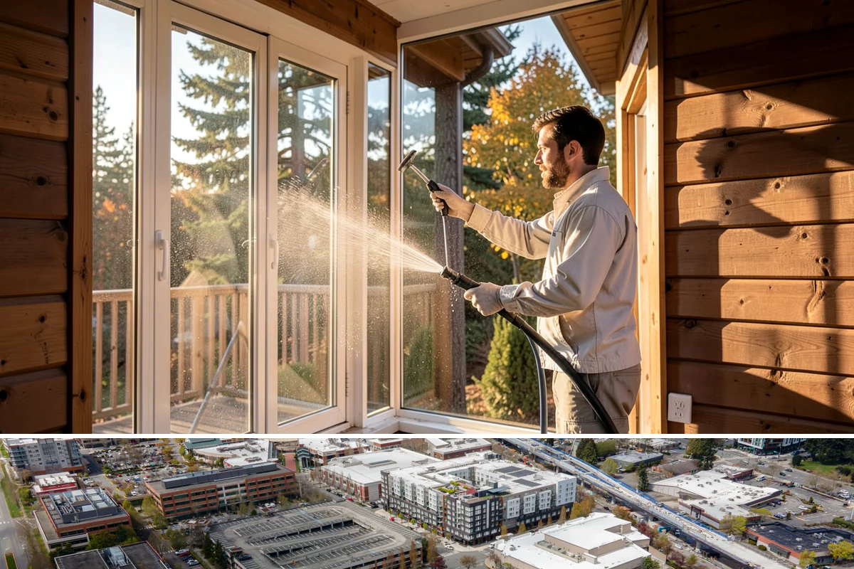 Painted Surface Cleaning in Redmond, King County, WA - Clean painted surfaces in late spring so mildew and winter grime are cleared before the drier months.
