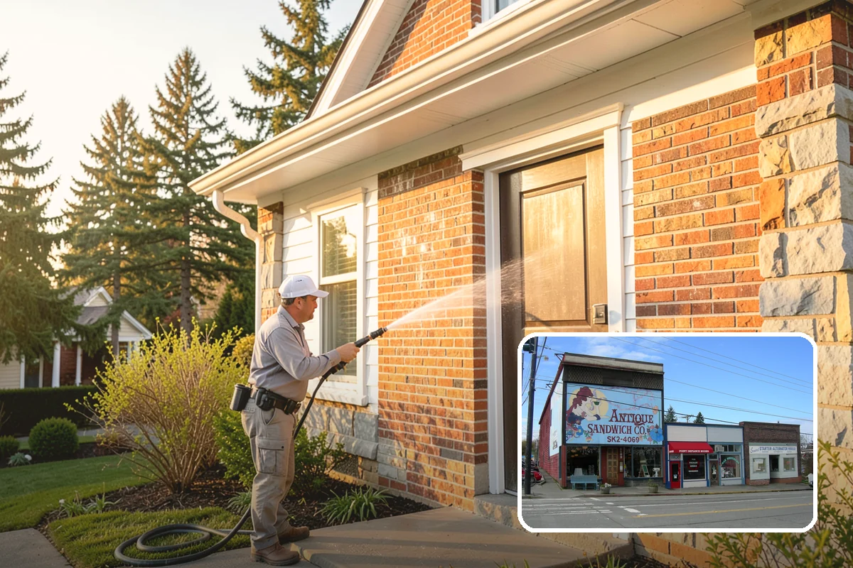 Painted Surface Cleaning in Ruston, Pierce County, WA - Removes mildew and grime from painted surfaces
