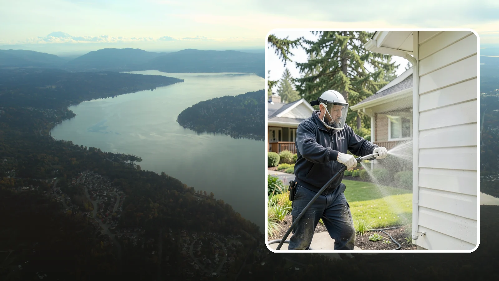 Painted Surface Cleaning in Sammamish, King County, WA - Low-pressure cleaning of painted siding, trim, and surfaces that lifts grime and mildew without harming the finish.