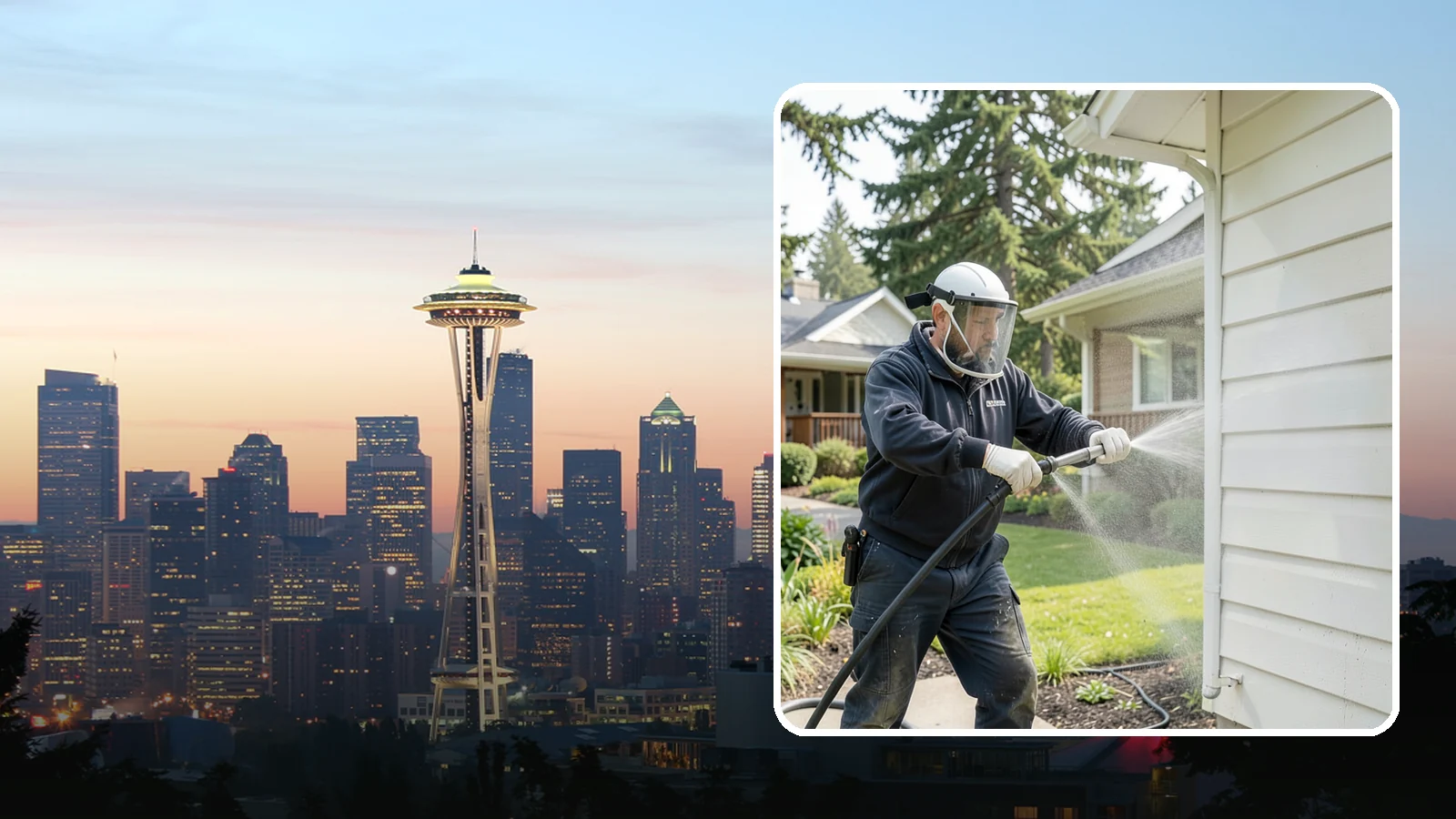 Painted Surface Cleaning in Seattle, King County, WA - Low-pressure cleaning of painted siding, trim, and surfaces that lifts grime and mildew without harming the finish.