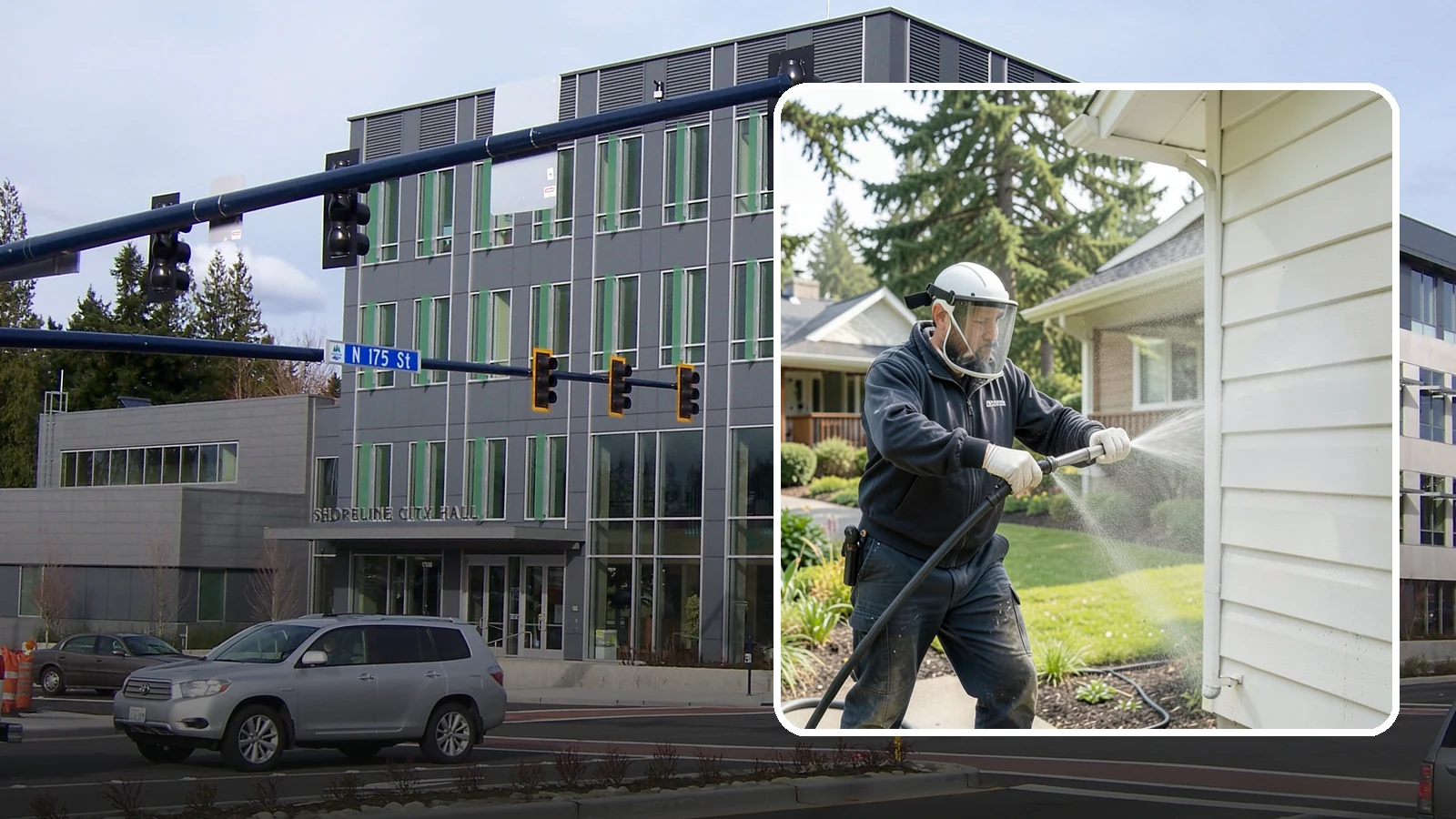 Painted Surface Cleaning in Shoreline, King County, WA - Low-pressure cleaning of painted siding, trim, and surfaces that lifts grime and mildew without harming the finish.