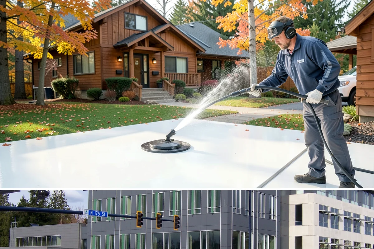 Painted Surface Cleaning in Shoreline, King County, WA - Clean painted surfaces in late spring so mildew and winter grime are cleared before the drier months.