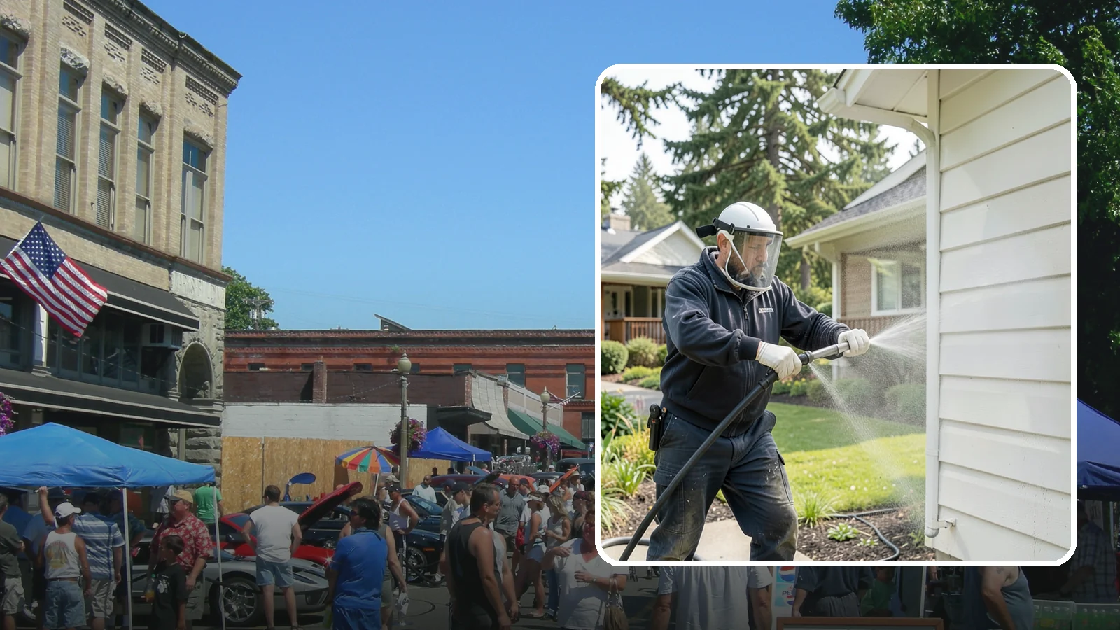 Painted Surface Cleaning in Snohomish, Snohomish County, WA - Low-pressure cleaning of painted siding, trim, and surfaces that lifts grime and mildew without harming the finish.