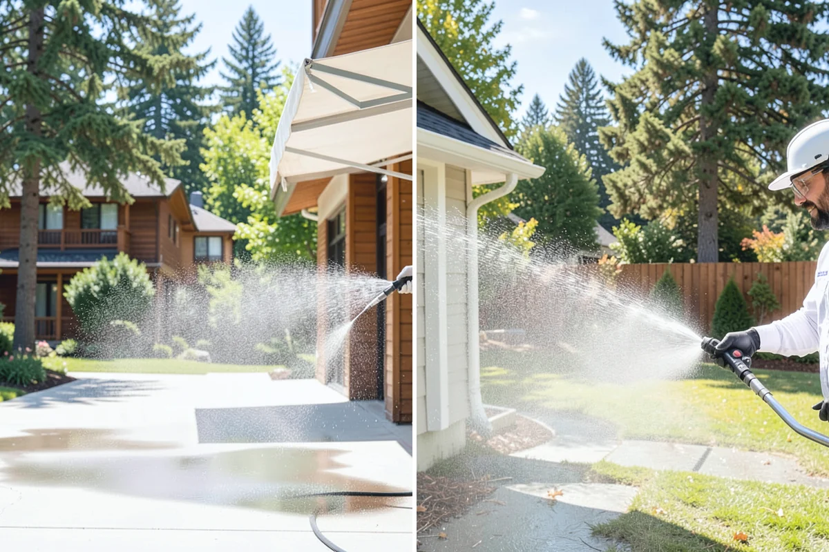 Painted Surface Cleaning in South Prairie, Pierce County, WA - Inspect the painted surfaces and their condition