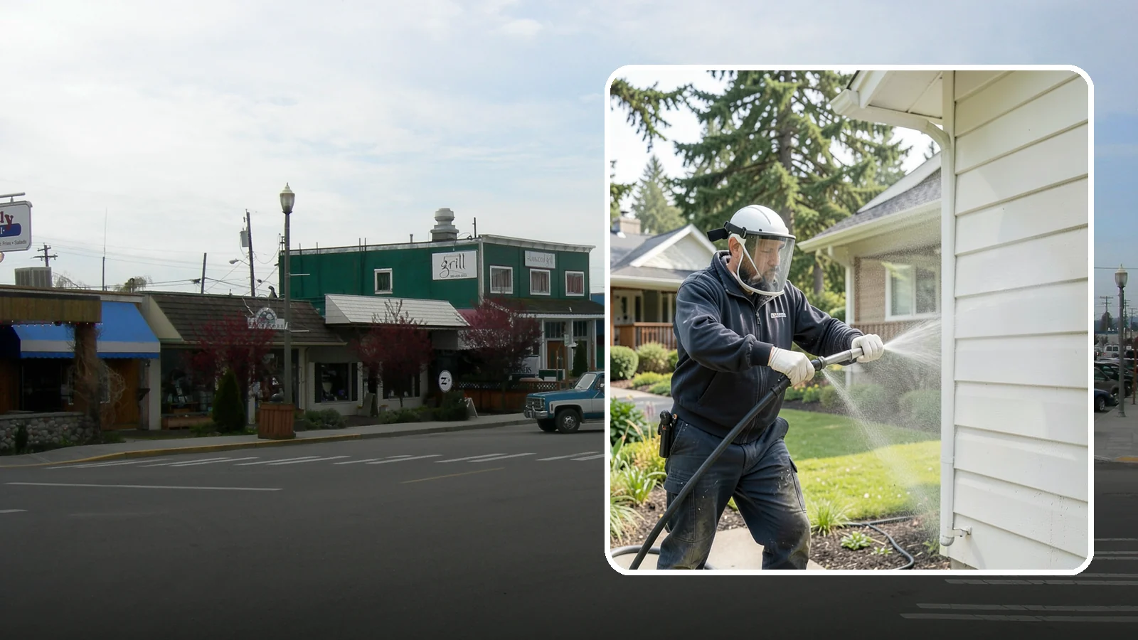 Painted Surface Cleaning in Stanwood, Snohomish County, WA - Low-pressure cleaning of painted siding, trim, and surfaces that lifts grime and mildew without harming the finish.
