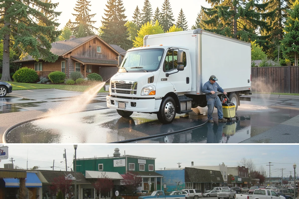 Painted Surface Cleaning in Stanwood, Snohomish County, WA - Clean painted surfaces in late spring so mildew and winter grime are cleared before the drier months.
