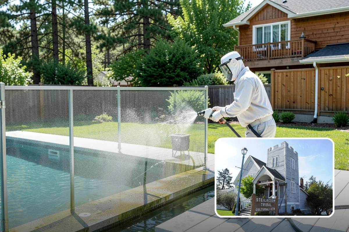 Painted Surface Cleaning in Steilacoom, Pierce County, WA - Removes mildew and grime from painted surfaces