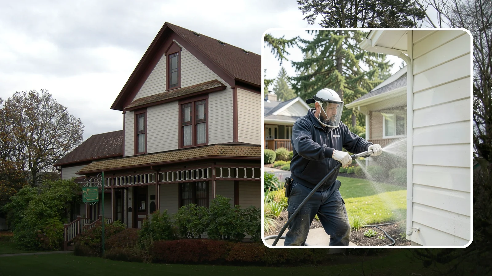 Painted Surface Cleaning in Sumner, Pierce County, WA - Low-pressure cleaning of painted siding, trim, and surfaces that lifts grime and mildew without harming the finish.