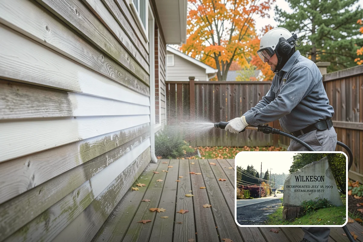 Painted Surface Cleaning in Wilkeson, Pierce County, WA - Removes mildew and grime from painted surfaces