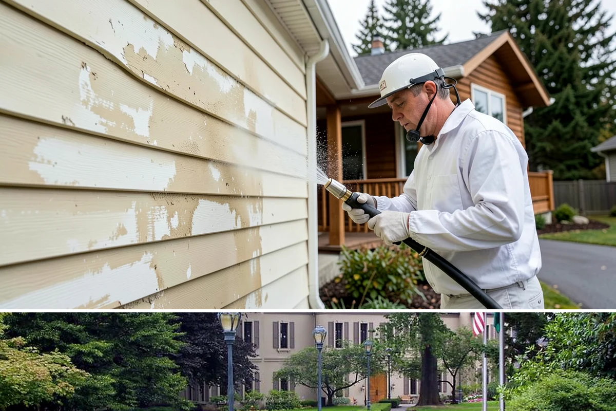 Painted Surface Cleaning in Woodinville, King County, WA - Clean painted surfaces in late spring so mildew and winter grime are cleared before the drier months.