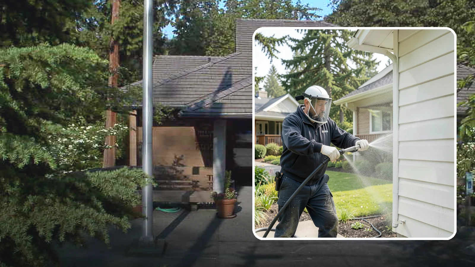 Painted Surface Cleaning in Yarrow Point, King County, WA - Low-pressure cleaning of painted siding, trim, and surfaces that lifts grime and mildew without harming the finish.