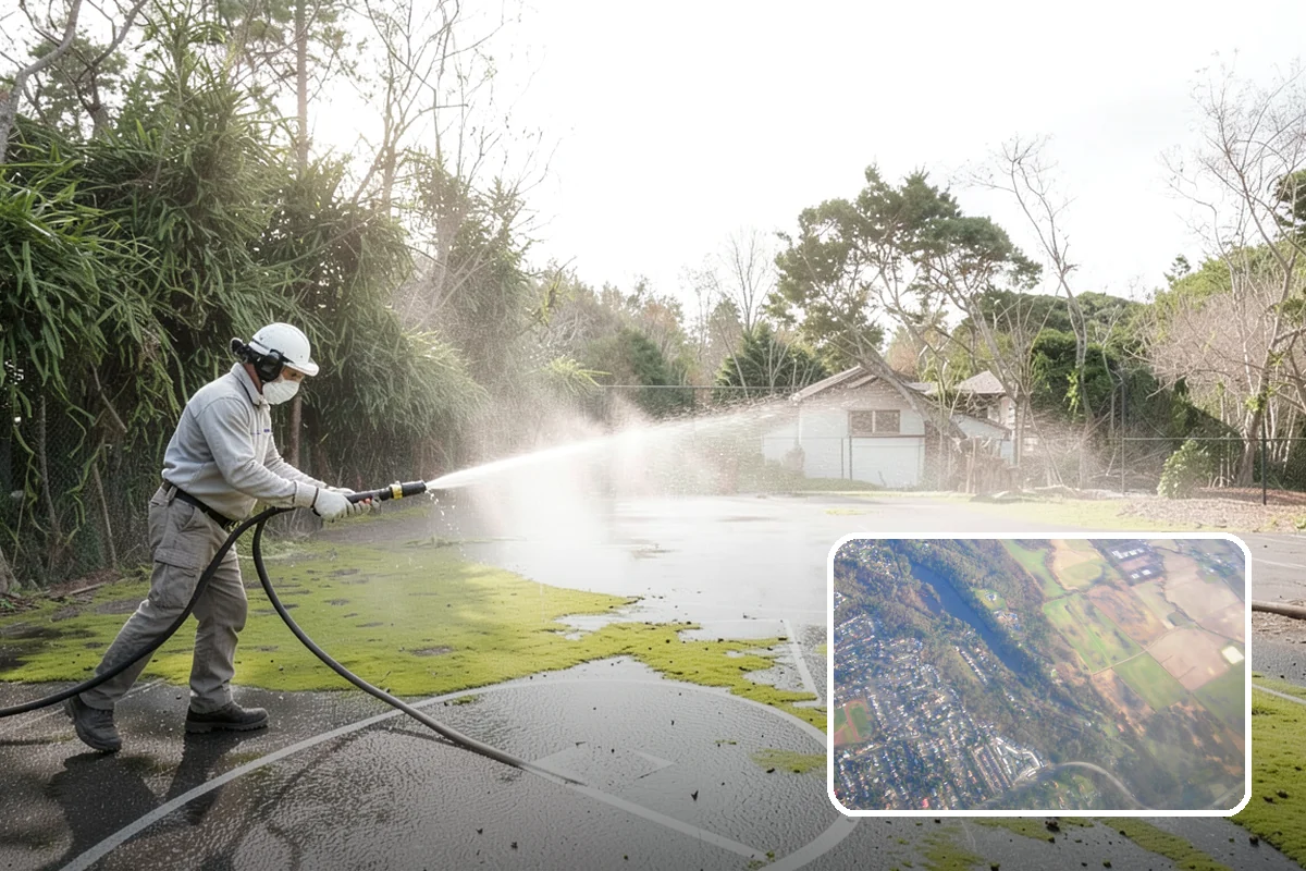 Parking Garage Cleaning in Algona, King County, WA - Removes corrosive salt and oil from decks