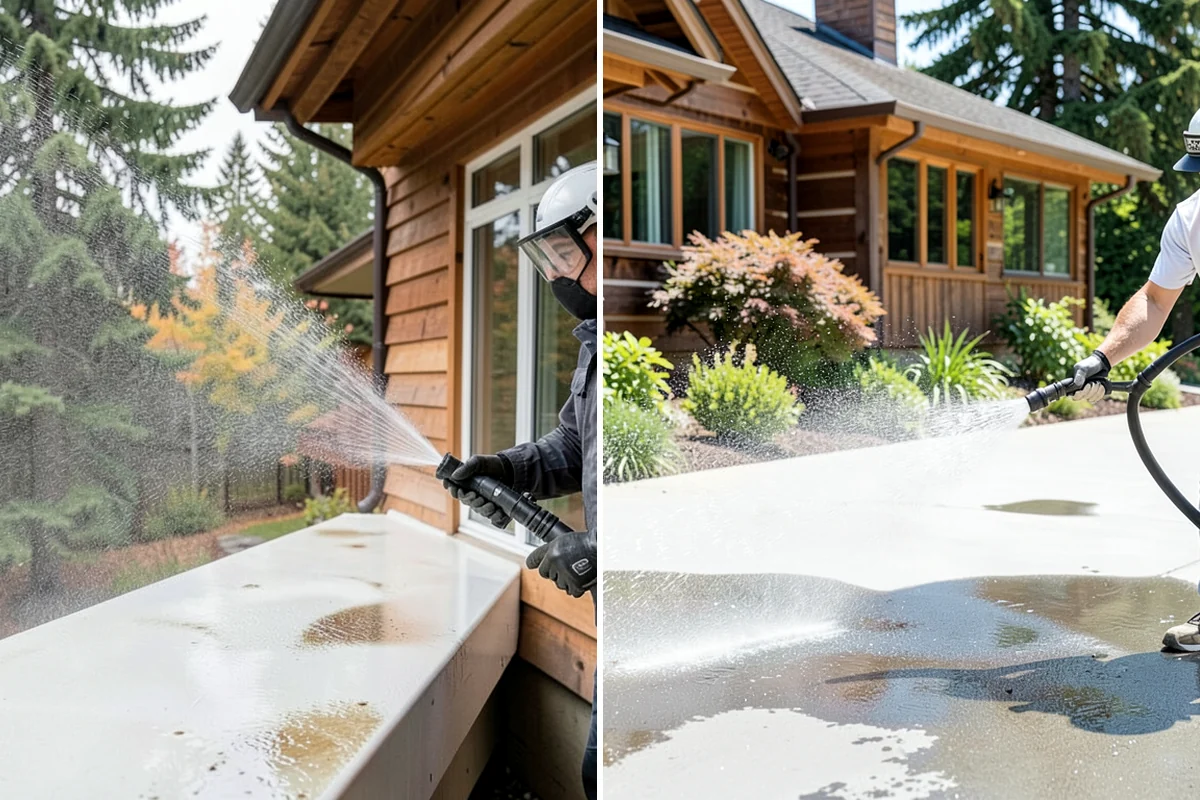 Parking Garage Cleaning in Arlington, Snohomish County, WA - Close and stage one level at a time