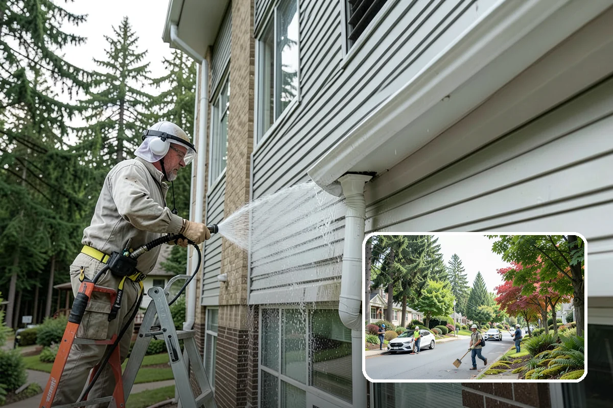 Parking Garage Cleaning in Beaux Arts Village, King County, WA - Removes corrosive salt and oil from decks