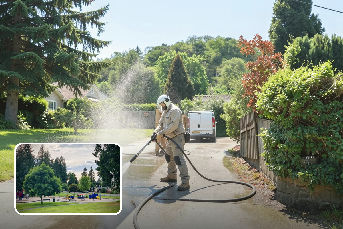 Parking Garage Cleaning in Bonney Lake, Pierce County, WA - Removes corrosive salt and oil from decks
