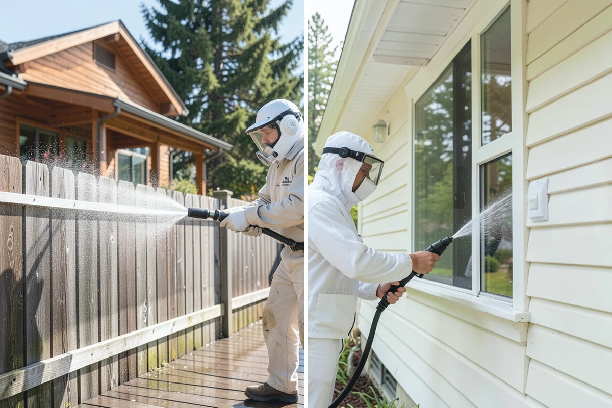 Parking Garage Cleaning in Bonney Lake, Pierce County, WA - Close and stage one level at a time