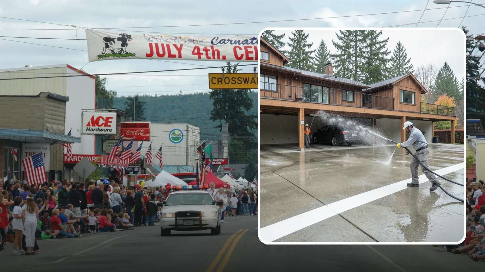 Parking Garage Cleaning in Carnation, King County, WA - We wash parking garage decks and stairwells in Washington to clear oil, salt, and grime from every level.