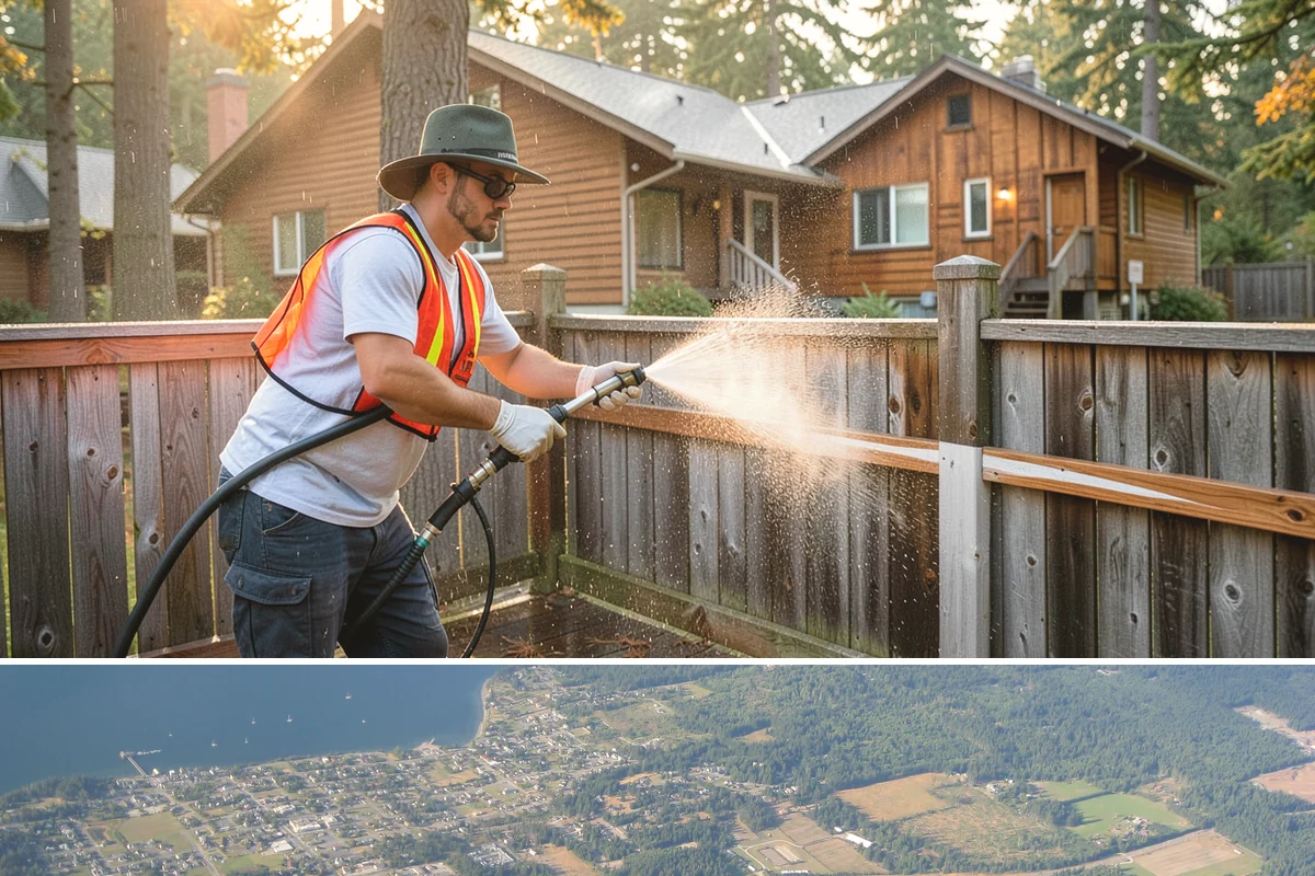 Parking Garage Cleaning in Coupeville, Island County, WA - Garages benefit most from a thorough wash in early spring to flush out winter road salt and accumulated grime.